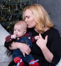 Živilė – kalėdinė fotosesija Kaune | BARVIN studio
