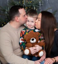 Jurgita – kalėdinė fotosesija Kaune | BARVIN studio